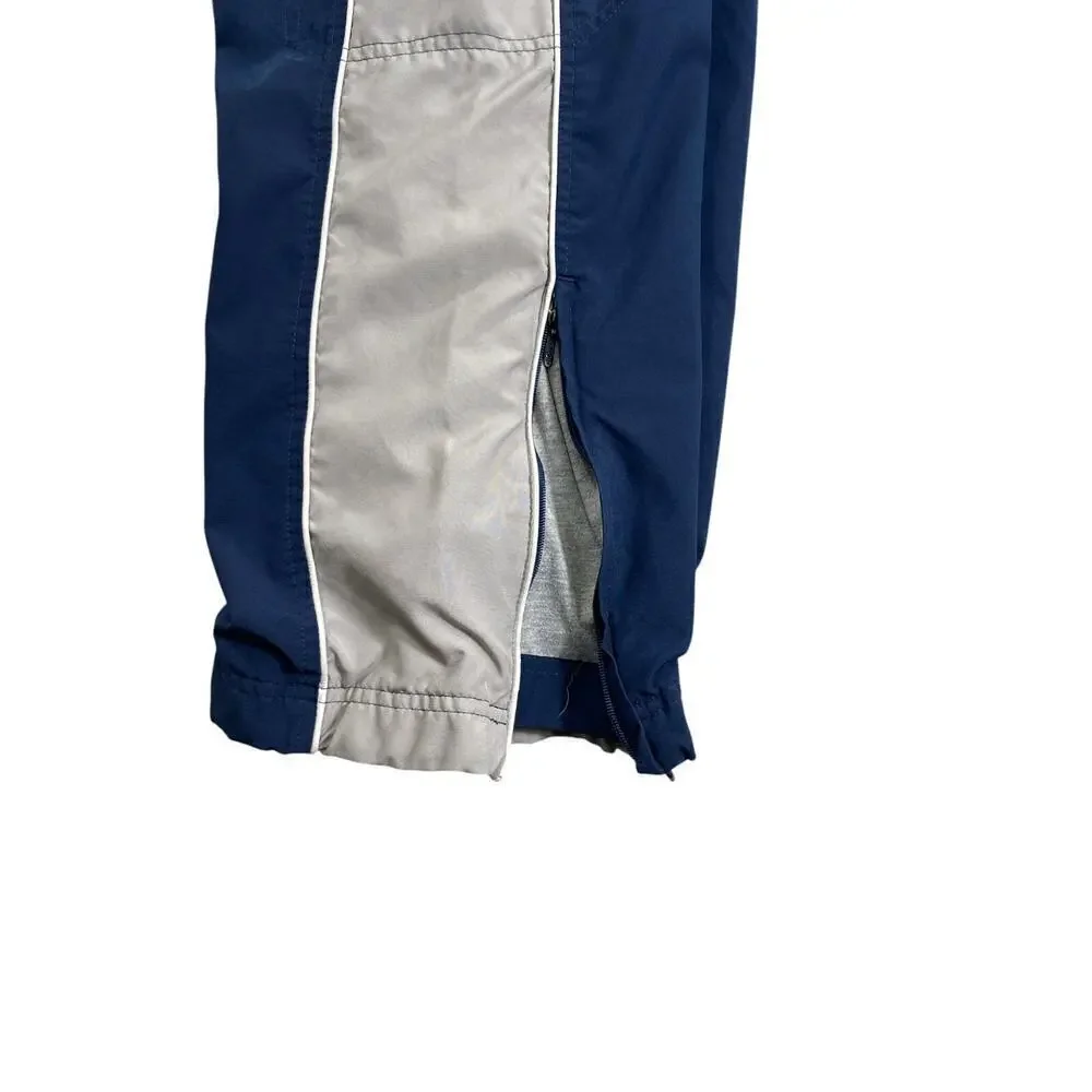 Nike Boys Blue & Gray Track Pants – Size Medium (10-12) – Y2K Vintage Style